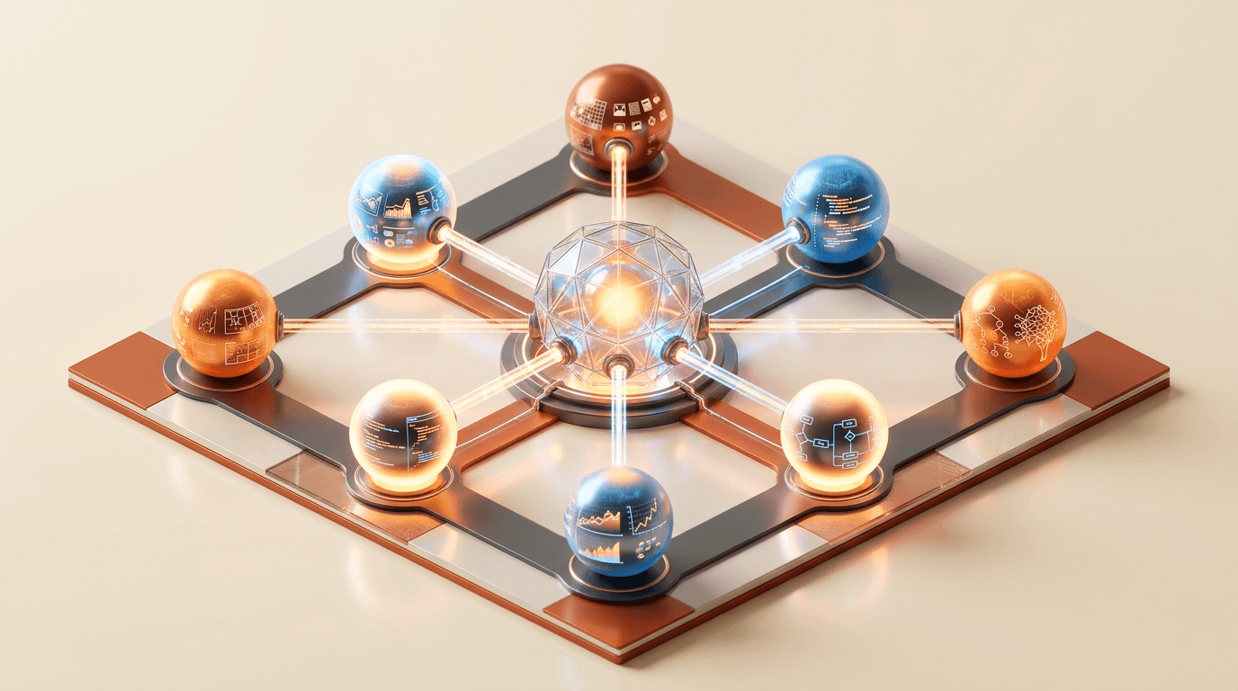 AI Agents & Assistants AI automation illustration