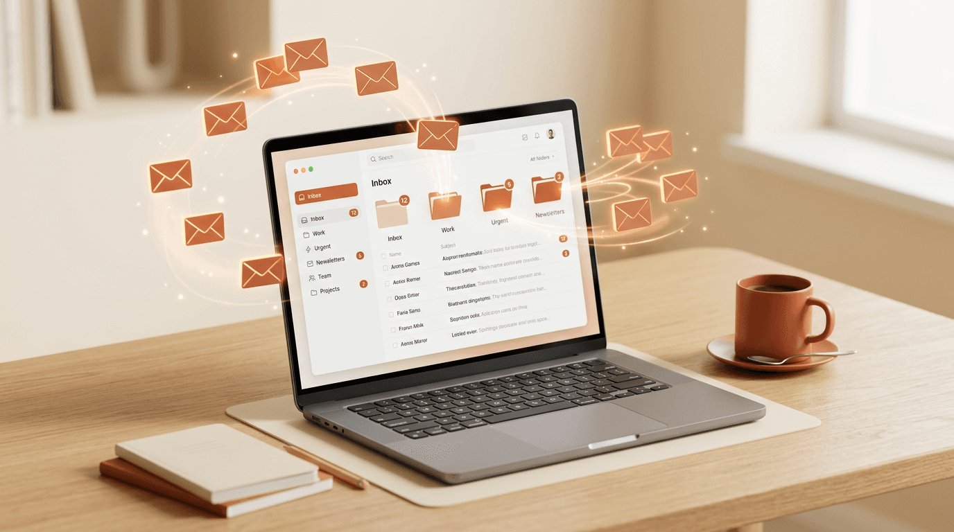 Communication & Email AI automation illustration